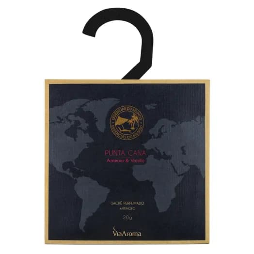 Sachê Perfumado Punta Cana Ameixa & Vanilla Linha Mundo Via Aroma - 20g