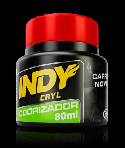 ODORIZADOR CARRO NOVO INDY CRYL — indy odorizador carro novo 6x80ml