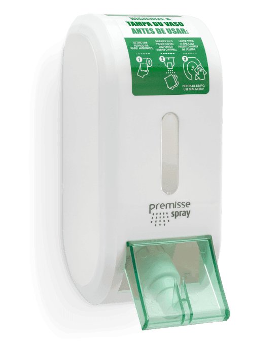 Spray (instruções de desinfecção) — Premisse (Capacidade 400ml)