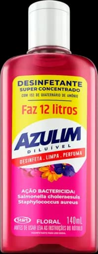 Desinfetante Superconcentrado Azulim Diluível — desinfetante superconcentrado azulim diluivel floral