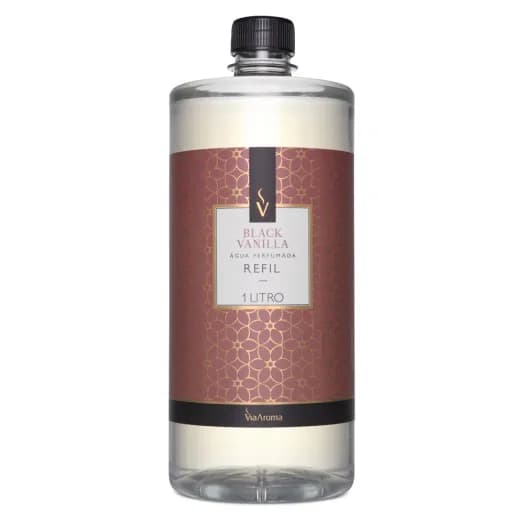 Refil Água Perfumada Black Vanilla Via Aroma - 1l