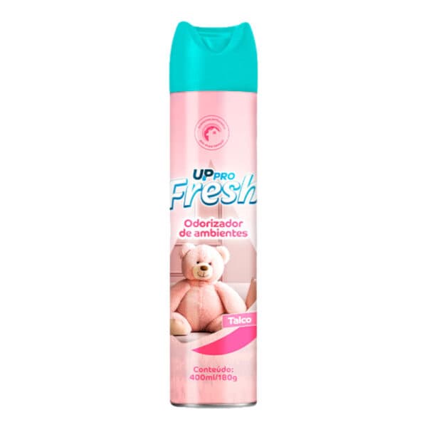 Odorizador de ambiente aerossol 400ml/180g – Talco – Up Fresh – UPPRO