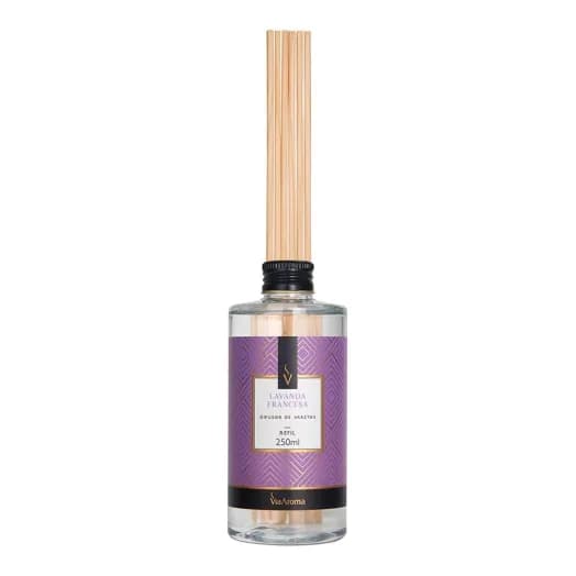 Refil Difusor de Varetas Lavanda Francesa Via Aroma - 250ml