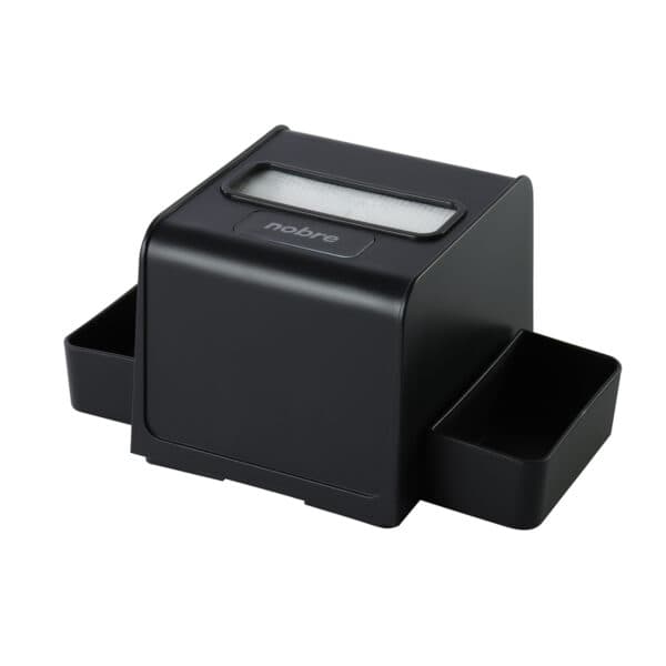 Dispenser p/guardanapo interfolhado (c/ porta sachê) preto – Nobre