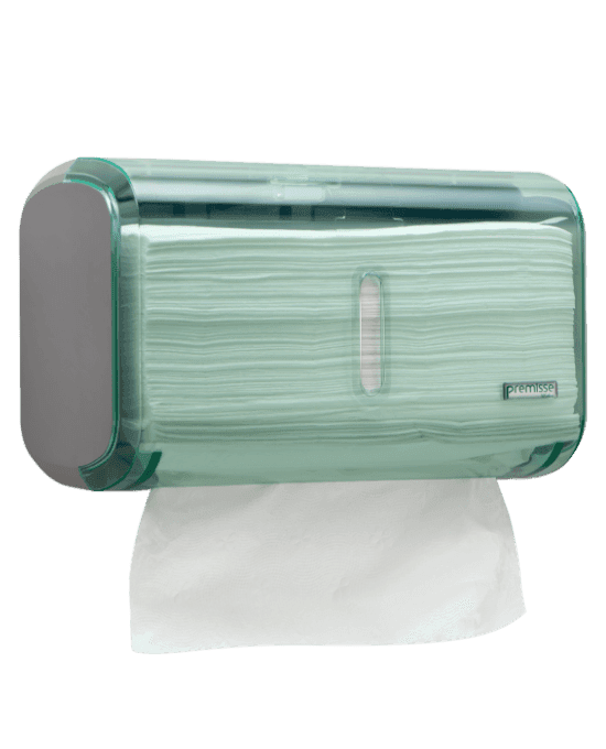 Toalheiro Compacto Glass Verde — Premisse