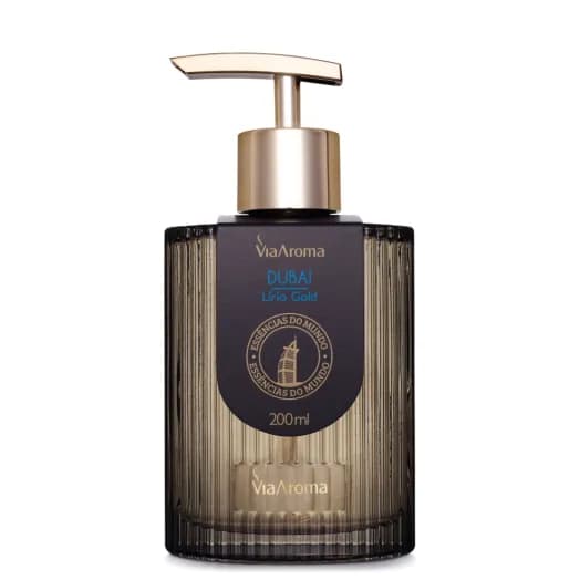 Sabonete Líquido Dubai Lírio Gold Linha Mundo Via Aroma - 200ml
