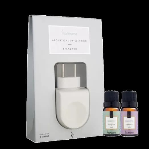 Kit Aromatizador Standard mais 2 Essências Via Aroma - Bamboo e Lavanda