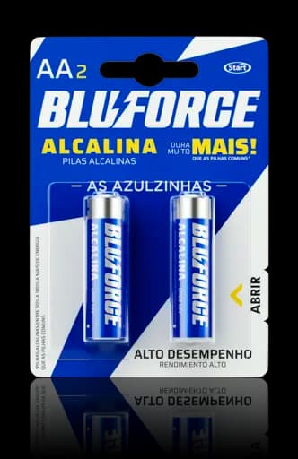 Pilha Alcalina Bluforce AA — aa 12x2 – Start Química