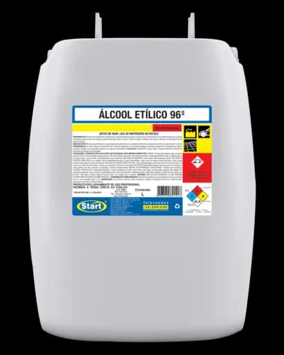 Álcool Etílico 96° — alcool etilico 96 gl 50l – Start