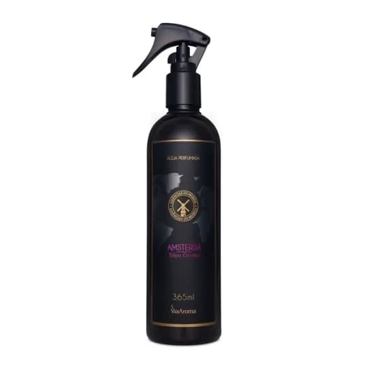 Água Perfumada Amsterdã Tulipa Garden Linha Mundo Via Aroma - 365ml