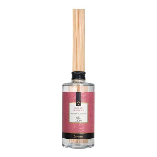 Refil Difusor de Varetas Flor de Cerejeira Via Aroma - 250ml