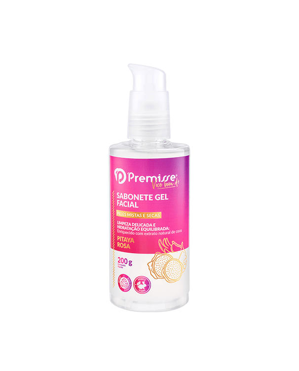 Sabonete Gel Facial — Premisse (Pitaya Rosa | Para Peles Mistas e Secas)