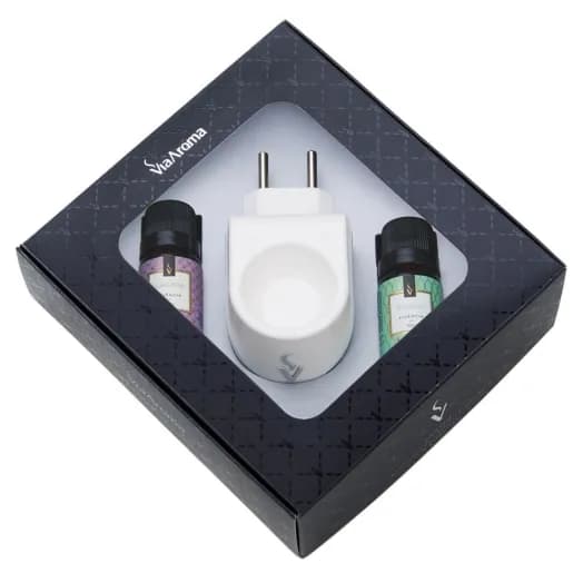 Kit Presente Aromatizador Standard mais 2 Essências Via Aroma - Bamboo e Lavanda