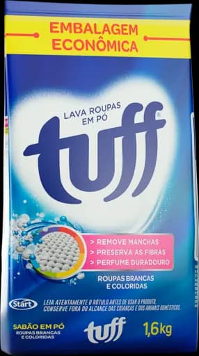 Lava Roupas Em Pó Tuff — 16kg sachet