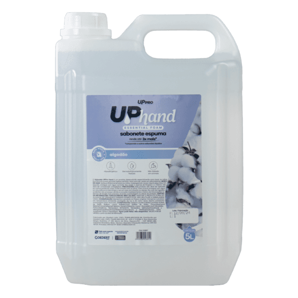 Sabonete espuma 5l algodão Up Hand essential foam – UPPRO