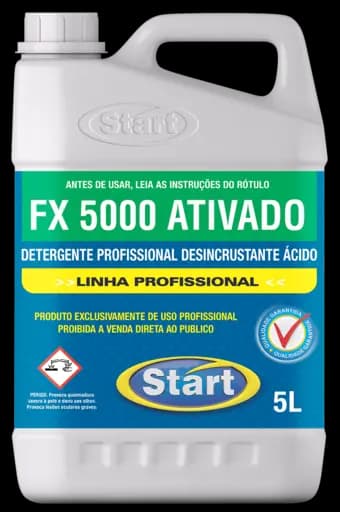 REMOVEDOR DE INCRUSTAÇÕES FX 5000 ATIVADO — fx 5000 ativado 4x5l 1100 – Start Química
