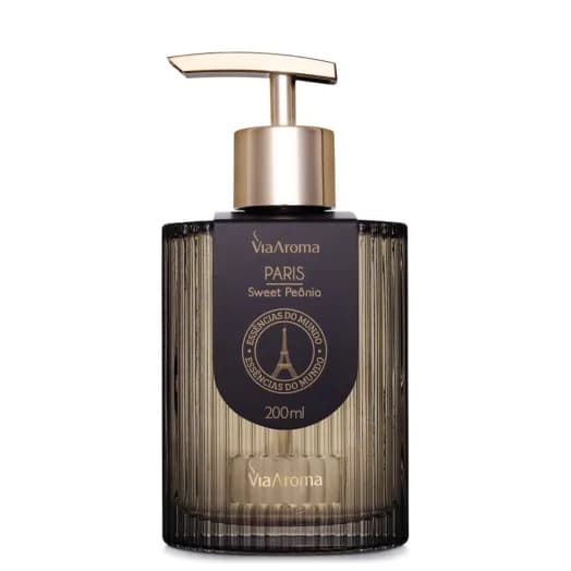 Sabonete Líquido Paris Sweet Peônia Linha Mundo Via Aroma - 200ml