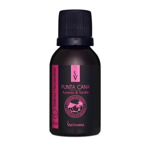 Essência Hidrossolúvel Punta Cana Ameixa & Vanilla Linha Mundo Via Aroma - 30ml
