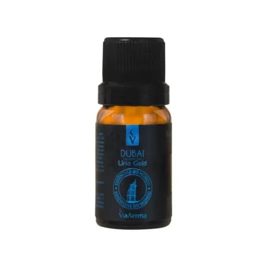 Essência Dubai Lírio Gold Linha Mundo Via Aroma - 10ml
