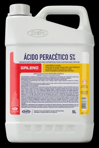 Ácido Peracético Galeno — acido peracetico 5 galeno 4x5l