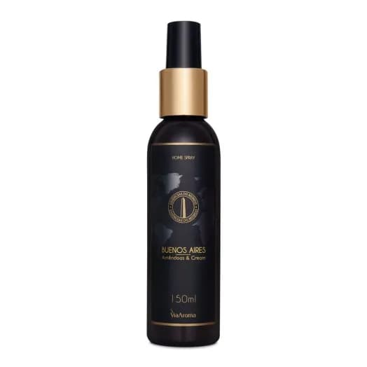 Home Spray Buenos Aires Amêndoas & Cream Linha Mundo Via Aroma - 150ml