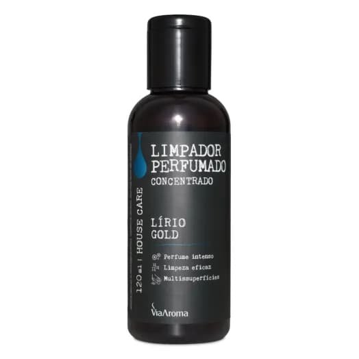 Limpador Perfumado Concentrado Lírio Gold  Via Aroma - 120ml