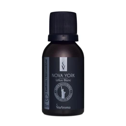 Essência Hidrossolúvel Nova York Lótus Blanc Linha Mundo Via Aroma - 30ml