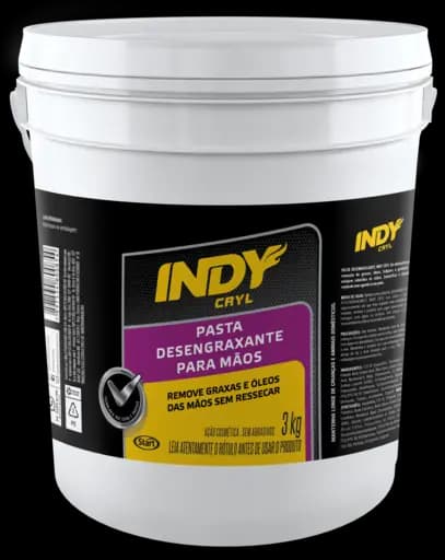 PASTA DESENGRAXANTE INDY CRYL — cryl 3kg balde