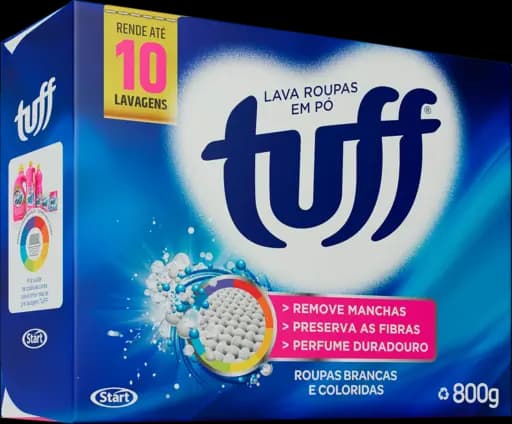 Lava Roupas Em Pó Tuff — 800g cartucho