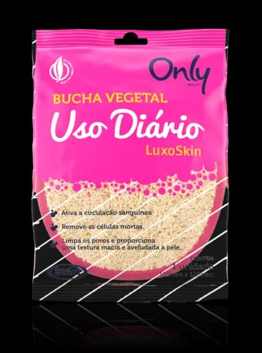Bucha Vegetal Only — bucha vegetal luxo skin rosa only