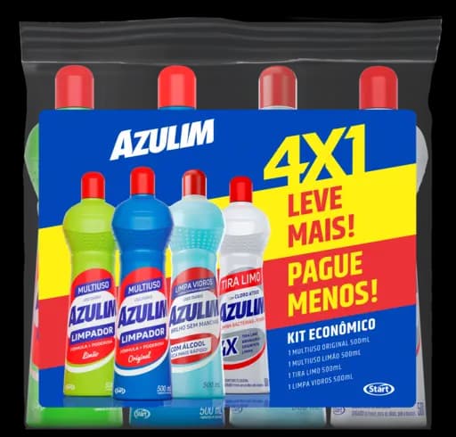 Kit Econômico 4 Em 1 Leve Mais Pague Menos Azulim
