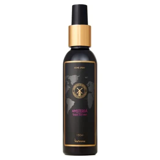 Home Spray Amsterdã Tulipa Garden Linha Mundo Via Aroma - 150ml