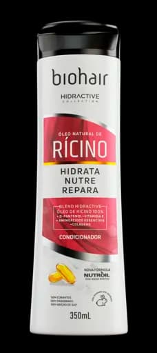 HIDRACTIVE CONDICIONADOR BIOHAIR — biohair hidractive cond oleo de ricino