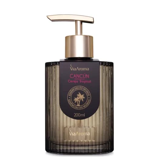 Sabonete Líquido Cancún Cereja Tropical Linha Mundo Via Aroma - 200ml