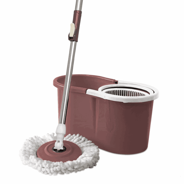 Conjunto mop rotatorio compact Rosa Marsala Nobre