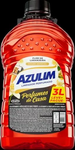 Limpador Perfumado Azulim Perfumes De Casa Edição Especial Perfumaria Fina Flor De Laranjeira — flor de laranjeira 3l