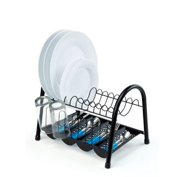 Escorredor duplo com bandeja black – Arthi
