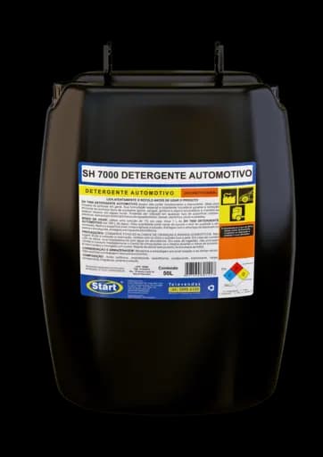 DETERGENTE AUTOMOTIVO SH 7000 — sh 7000 detergente automotivo 50l 1100 – Start Química