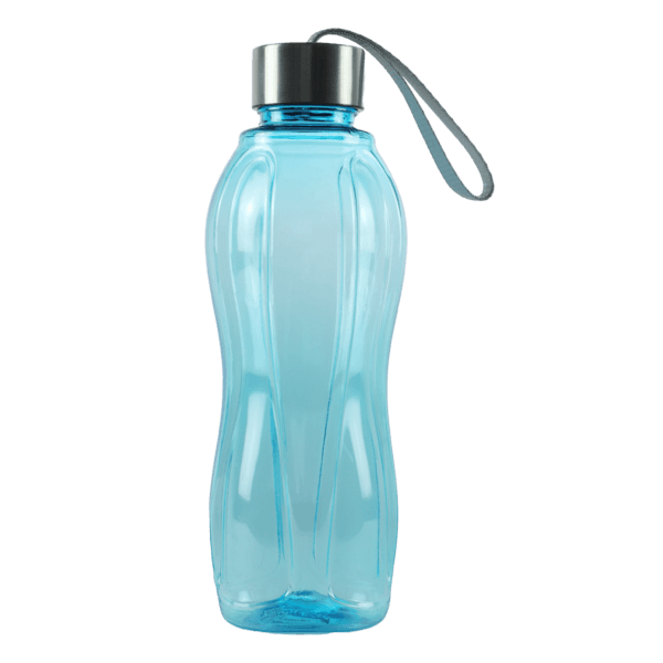 Garrafa p/ agua de plastico 600ml c/ tampa inox e alça cor sortida – Global