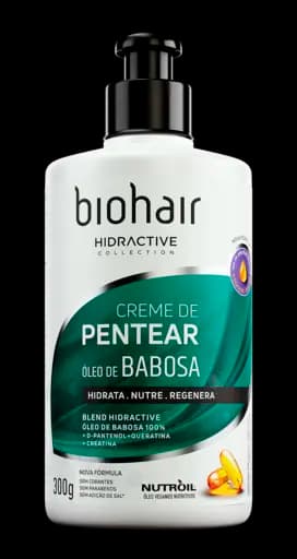 HIDRACTIVE CREME DE PENTEAR BIOHAIR — biohair hidractive creme de pentear oleo de babosa