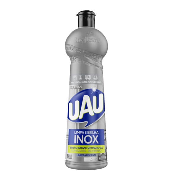 Multiuso limpa/brilha inox (c/ alcool) 500ml – Uau
