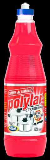 Limpa Alumínio Polylar Maçã — maca 24x500ml
