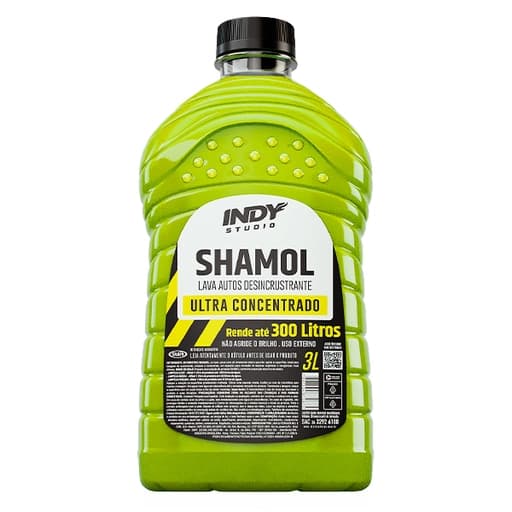 DETERGENTE AUTOMOTIVO SHAMOL INDY STUDIO — indy studio detergente automotivo shamol 4x3l p
