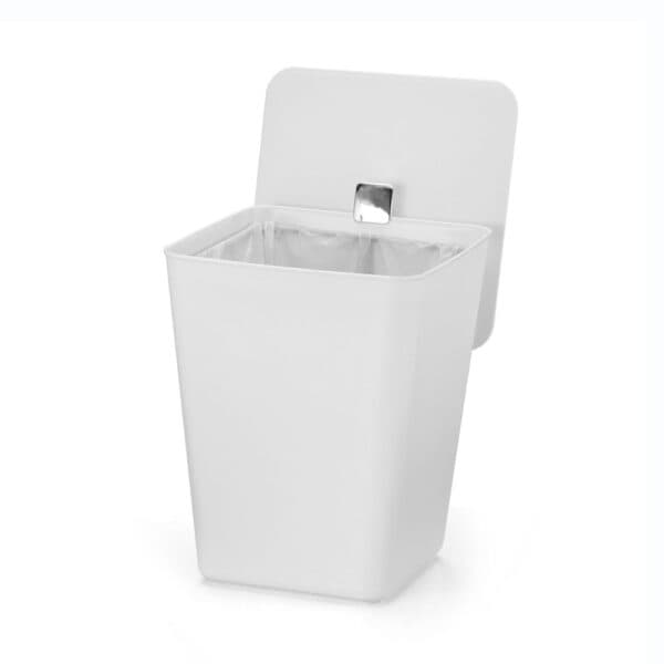 Lixeira c/ Aramado e Tampa – 7l – Branco – Arthi