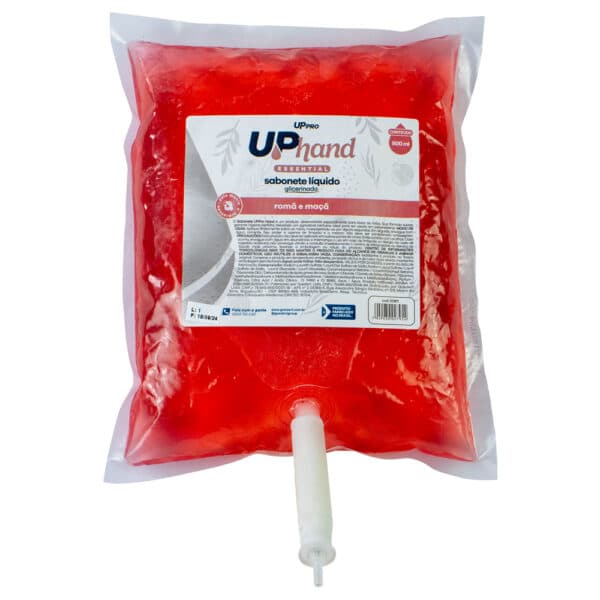 Sabonete liquido glicerinado refil bag 800ml roma e maca Up Hand essential – UPPRO