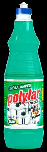 Limpa Alumínio Polylar Limão — limao 24x500ml