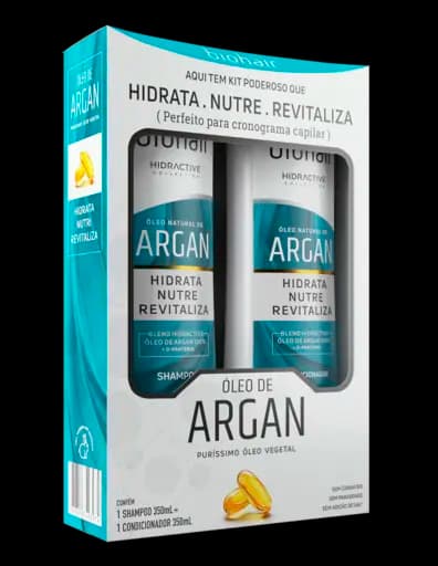 HIDRACTIVE KIT SH/COND BIOHAIR — biohair hidractive kit shcond oleo de argan