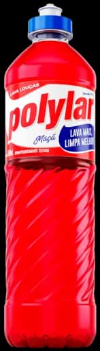 Lava Louças Polylar Maçã — maca 24x500ml