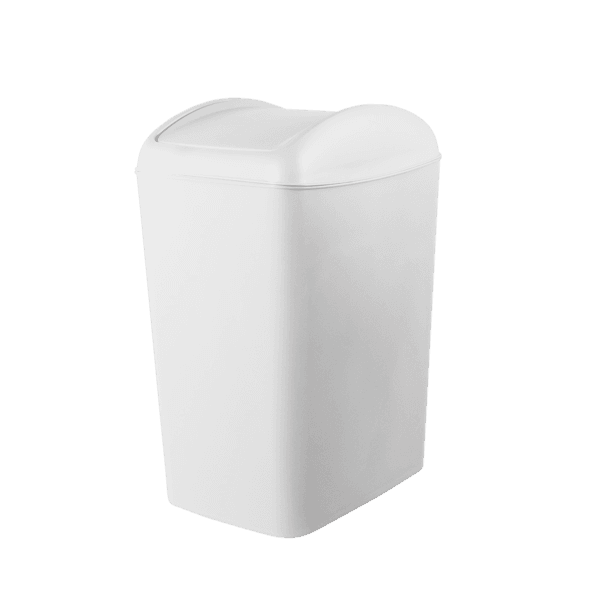 Lixeira Basculante – Branca – 40l – Mood