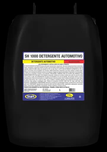 DETERGENTE AUTOMOTIVO SH 1000 — sh 1000 detergente automotivo 50l 110 – Start Química